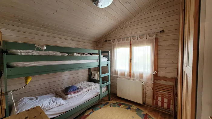 Schlafzimmer mit Etagenbett